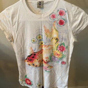 Lucky Brand Koi Fish Shirt